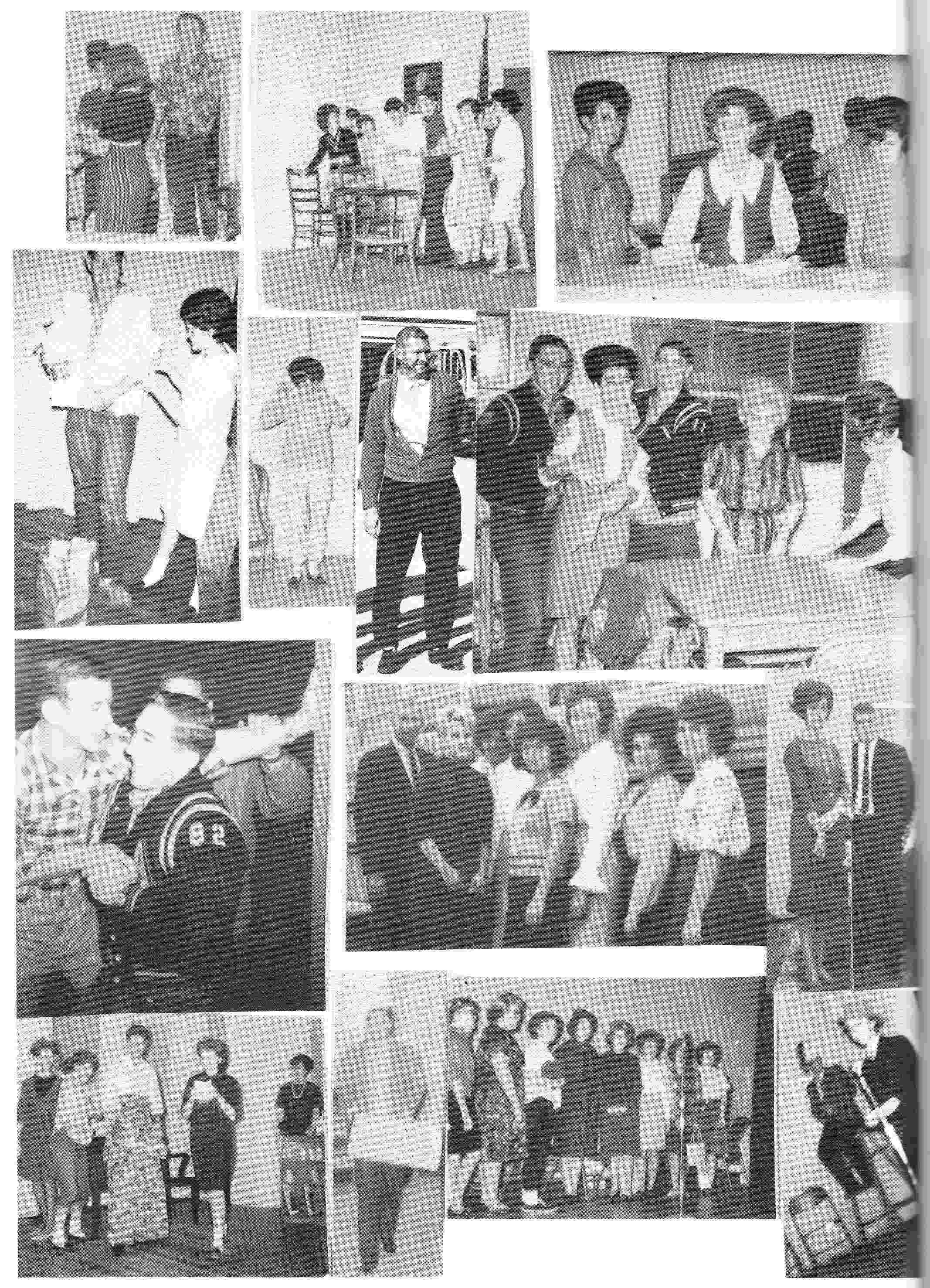 Pages of the 1966 Alvord TX School Yearbook